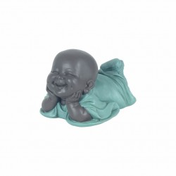 FIGURA BUDA ALEGRE RESINA 14X10X9 CM.