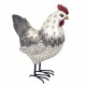 FIGURA GALLINA RESINA 20X10X27 CM.