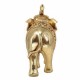 FIGURA ELEFANTE RESINA DORADO 27X11X22.50 CM.