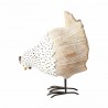 FIGURA GALLINA RESINA 20X12X24 CM.