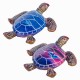 SET 2 FIGURAS TORTUGA RESINA MULTICOLOR 12X11.50X4 CM.