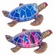 SET 2 FIGURAS TORTUGA RESINA MULTICOLOR 12X11.50X4 CM.