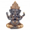 FIGURA GANESHA RESINA 10.50X7.50X14.50 CM.