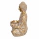 FIGURA BUDA DORADO RESINA 13.50X12.5X24 CM.