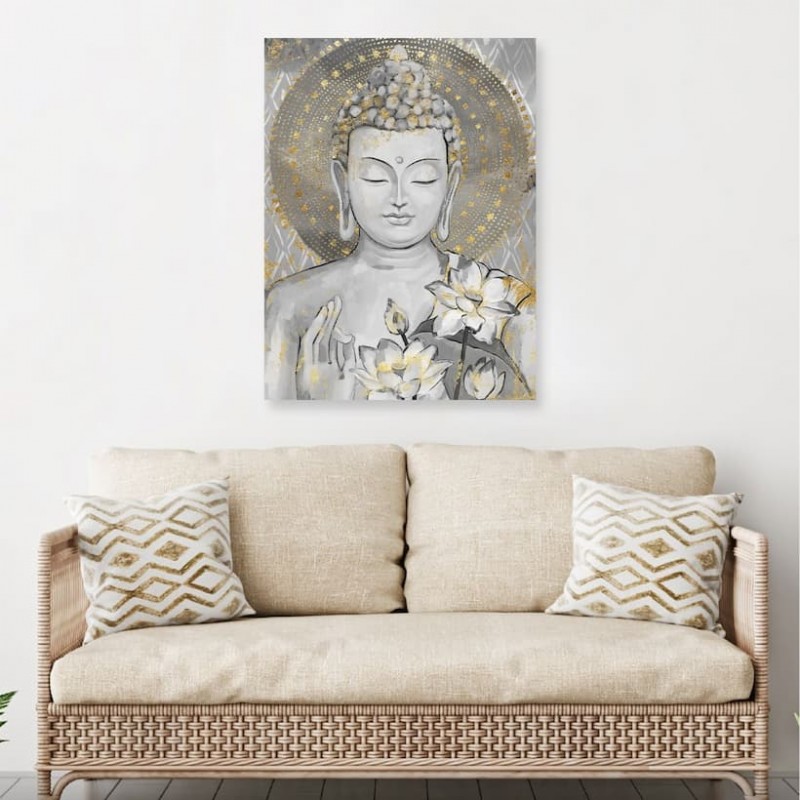 Cuadro Decorativo Buda Budismo 80 cm
