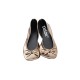 LOTE 4 PARES DE BAILARINAS BODA EN BOLSA DE REGALO BRONCE TALLA L NUM. 40 - 41