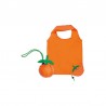 LOTE 12 BOLSAS PLEGABLE FRUTAS NARANJA 40X38 CM.