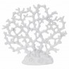 FIGURA ADORNO CORAL BLANCO MARINO RESINA 27X6.5X25 CM.