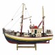 FIGURA BARCO PESQUERO MADERA 30X8X28 CM.