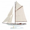 FIGURA BARCO VELERO CON BASE MADERA 76X11X82 CM.