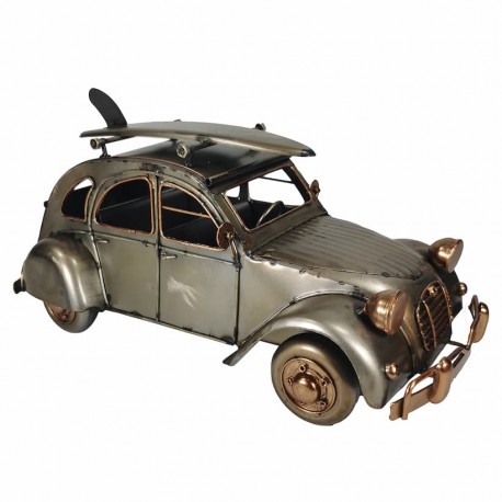 FIGURA COCHE SURF RETRO METAL 31X14.50X16.50 CM.