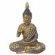 FIGURA BUDA MEDITANDO RESINA 18X9X26 CM.