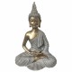 FIGURA BUDA MEDITANDO RESINA 18.50X10X27 CM.