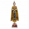 FIGURA BUDA PLANTADO SOBRE BASE RESINA ORIENTAL 13X9X43 CM.