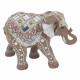 FIGURA ELEFANTE RESINA ÉTNICO 20X7X15 CM.