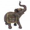 FIGURA ELEFANTE RESINA ÉTNICO 21X11.50X26 CM.