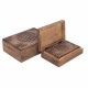 SET 3 CAJAS CENEFAS MADERA 25.50X18X8 CM.