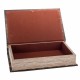 CAJA LIBRO MUJER ÁFRICA MADERA 26X17X5 CM