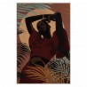 CUADRO MUJER AFRICANA PINTURA 83X4.50X123 CM.