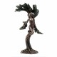 FIGURA ÁRBOL DE LA VIDA NINFA MELIAE RESINA BRONCE 15.50X9X25 CM.