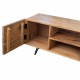 MUEBLE TELEVISIÓN MADERA CON PUERTA Y LEJAS MADERA DE ACACIA BOHEMIO 150X35X52 CM.