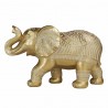 FIGURA ELEFANTE DORADO RESINA 28X12X17 CM.