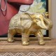 FIGURA ELEFANTE DORADO RESINA 28X12X17 CM.