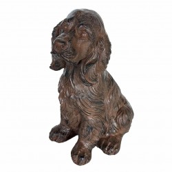 FIGURA PERRO MAGNESIA 20.50X27.50X37 CM.