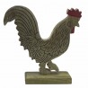 FIGURA GALLINA MADERA 20X5X20.50 CM.