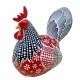 FIGURA GALLO RESINA 17.50X9.5X14 CM.