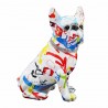 FIGURA PERRO BULLDOG FRANCÉS RESINA 24.50X14.50X27.50 CM.