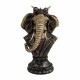 FIGURA ELEFANTE AVIADOR RESINA 21X19X34.50 CM.