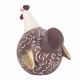 FIGURA GALLINA RESINA 9X8X10.50 CM.