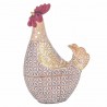 FIGURA GALLINA RESINA 14X8X20 CM.