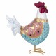 FIGURA GALLINA RESINA 16X7X21 CM.