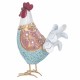 FIGURA GALLINA RESINA 16X7X21 CM.