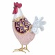 FIGURA GALLINA RESINA 17X7X24 CM.