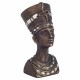 FIGURA REY EGIPTO RESINA BRONCE 7.5X11X18 CM.