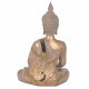 FIGURA BUDA MEDITANDO RESINA 18.50X13.50X28 CM.