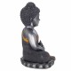 FIGURA BUDA MEDITANDO RESINA 18X15X26 CM.