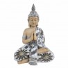 FIGURA BUDA SENTADO EXTERIOR MAGNESIA 32X22X47 CM.