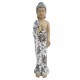 FIGURA BUDA PLANTADO MAGNESIA EXTERIOR 17.50X16.50X67 CM.