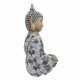 FIGURA BUDA SENTADO EXTERIOR MAGNESIA 25.5X23X43 CM.