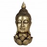 FIGURA CABEZA BUDA RESINA 13X13X27.50 CM.